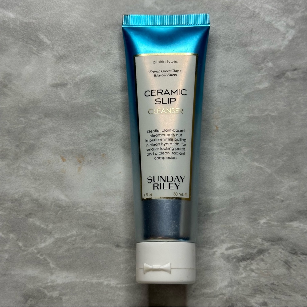 New Sunday Riley Ceramic Slip Cleanser